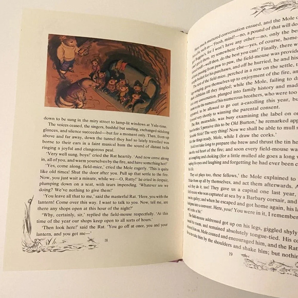 Vintage 1983 Tales From The Wind In The Willow Home Sweet Home Kenneth Grahame - Picture 11 of 13